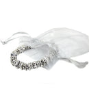 RHODIUM STRETCH BRACELETS