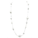 SILVER-WHITE NECKLACE